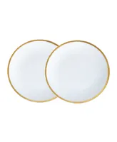 Twig New York Golden Edge 8" Salad Plates - Set of 2