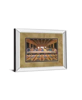 Classy Art Last Supper African American Mirror Framed Print Wall Art - 34" x 40"