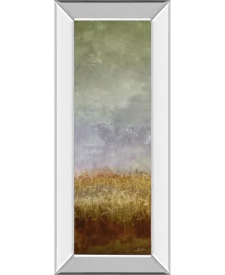 Classy Art Lush Field Il by John Butler Mirror Framed Print Wall Art - 18" x 42"