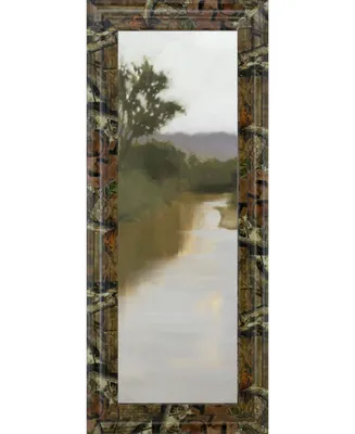 Classy Art River Journey by Megan Lightell Framed Print Wall Art - 18" x 42"