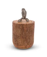 Vagabond House Owl Wood Canister