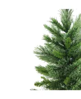 Northlight 24" Mixed Cashmere Pine Artificial Christmas Tree in Burlap Base - Unlit