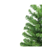 Northlight 28" Balsam Pine Artificial Christmas Tree in Burlap Base - Unlit