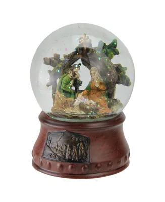Northlight 5.5" Musical Christmas Nativity Water Snow Dome Decoration