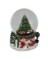 Northlight 7" Musical Christmas Tree and Presents Snow Globe Decoration