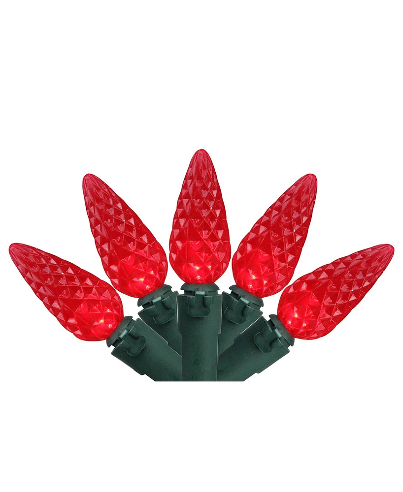 Northlight Set of 70 Red Led C6 Christmas Lights - Green Wire