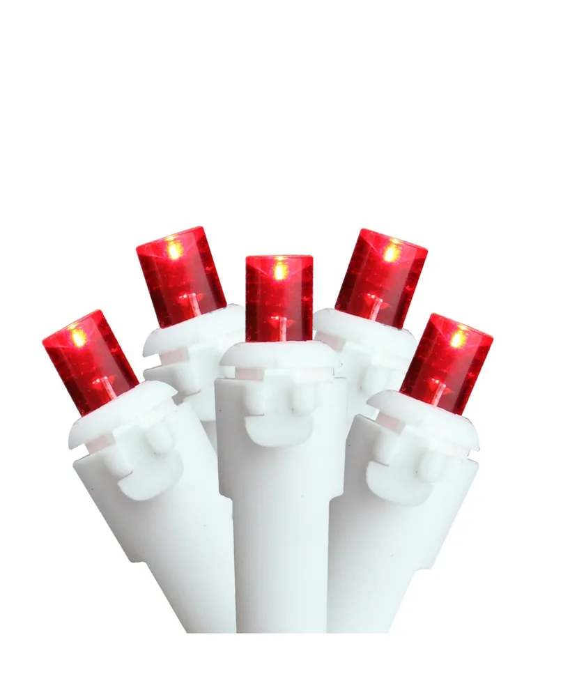 Northlight Set of 50 Red Led Wide Angle Christmas Lights