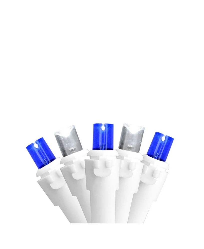 Northlight Set of 100 and Pure White Led Wide Angle Icicle Christmas Lights