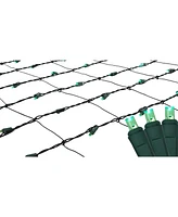 Northlight 4' x 6' Green Led Wide Angle Christmas Net Lights - Green Wire