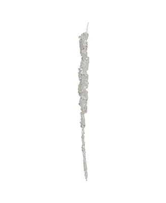 Northlight 18.5" Clear Acrylic Dangling Icicle Ornament