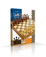 We Games Classic Staunton Wood Chess Set, Wood Board 15 in., 3.75 in. King