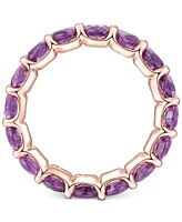 Amethyst Eternity Band (1/2 c.t. t.w.) Sterling Silver (Also Available Citrine, Blue Topaz, Multi, Opal, and Rhodolite Garnet)