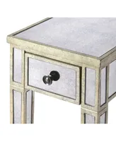 Katarina Mirrored Chairside Table