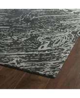 Kaleen Brushstrokes Charcoal Area Rug Collection