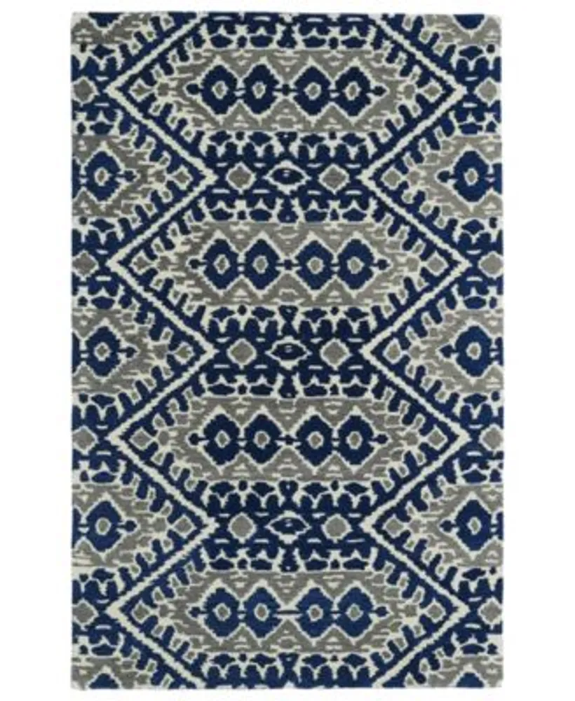 Kaleen Global Inspirations Glb01 17 Blue Area Rug Collection