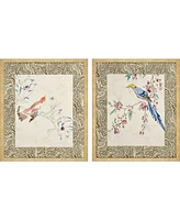 Paragon Rustic Paradise I Framed Wall Art Set of 2, 28" x 24"