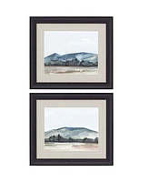 Paragon Farmhouse View Framed Wall Art Set of 2, 27" x 31"