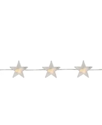 Northlight 20 Warm White Star Led Micro Fairy Christmas Lights 6 ft Copper Wire