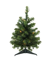 Northlight 18" Pre-Lit Led Canadian Pine Artificial Christmas Tree