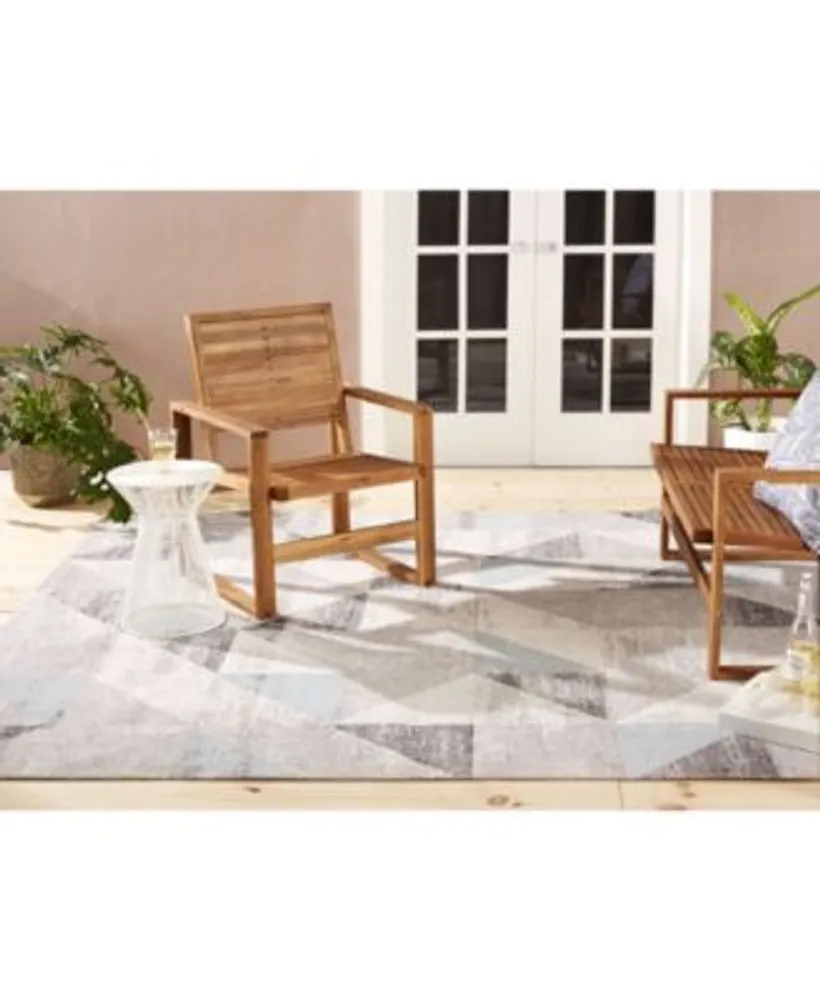 Nicole Miller Patio Sofia Holly Gray Outdoor Area Rug Collection