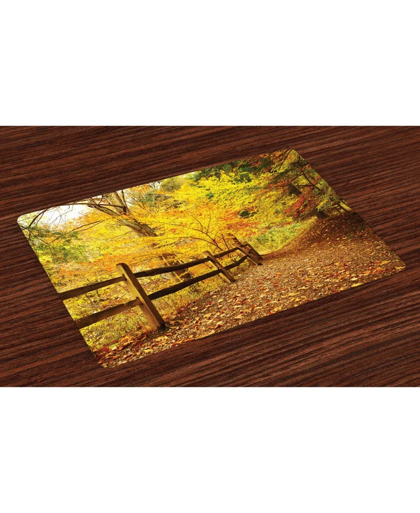 Ambesonne Landscape Place Mats