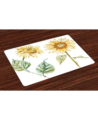 Ambesonne Watercolor Place Mats