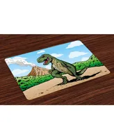 Ambesonne Dinosaur Place Mats