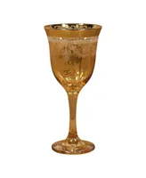 Amber Goblets Set of 6