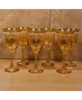 Amber Goblets Set of 6