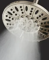 AquaDance High-Pressure Multiple Setting 7-in Rainfall Shower Head with Pause Mode