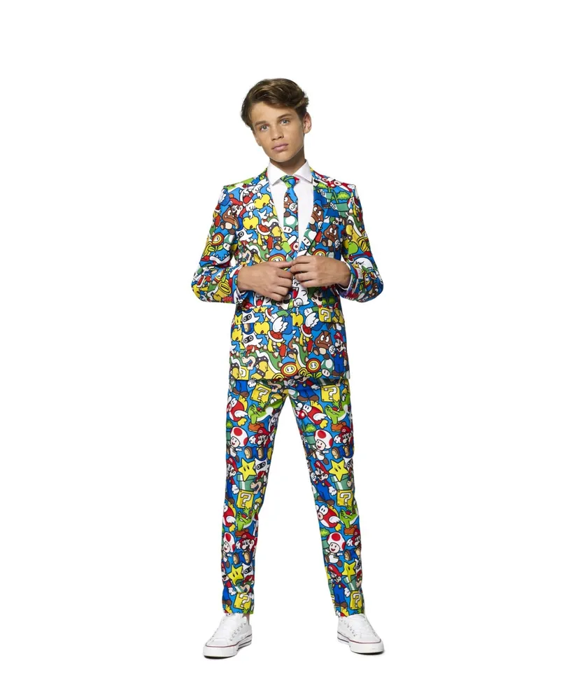 Opposuits Big Boys Super Mario Licensed Suit