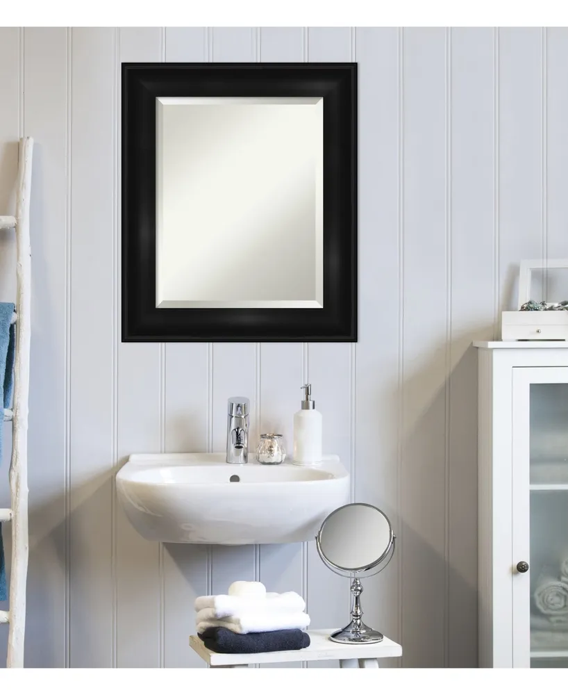 Amanti Art Grand Framed Bathroom Vanity Wall Mirror