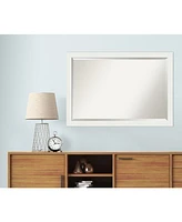Amanti Art Vanity Framed Bathroom Vanity Wall Mirror