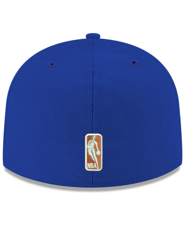 Lids New York Knicks Era Cork Two-Tone 59FIFTY Fitted Hat - Cream/Orange