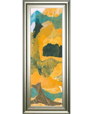 Classy Art Mountain Shapes I by Carolyn Roth Framed Print Wall Art, 18" x 42"