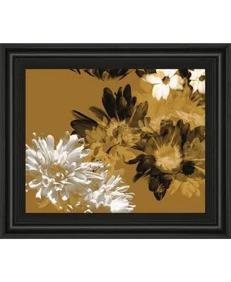 Classy Art Golden Bloom I by Framed Print Wall Art, 22" x 26"