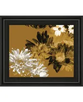 Classy Art Golden Bloom I by Framed Print Wall Art, 22" x 26"