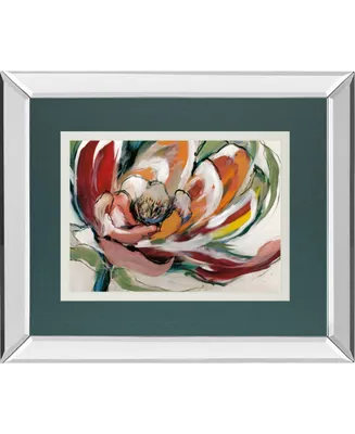 Classy Art Bloomed I by Fitsimmons, A. Mirror Framed Print Wall Art, 34" x 40"
