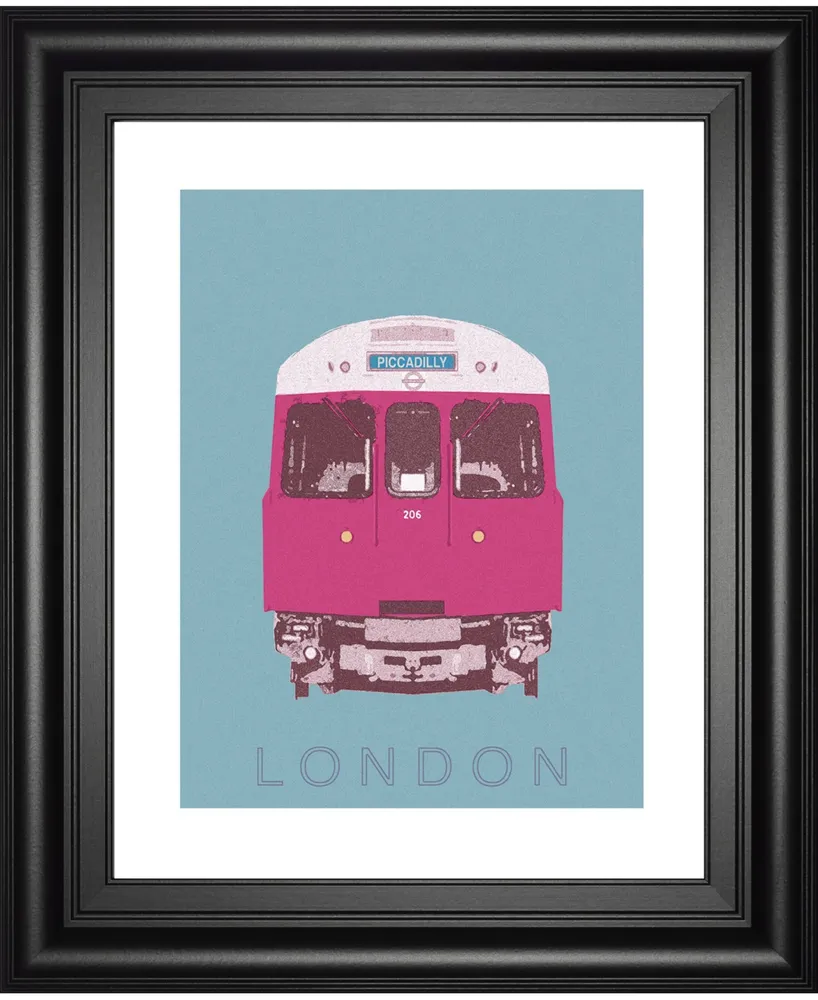 Classy Art London Transport 3 by Ben James Framed Print Wall Art, 22" x 26"