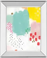 Classy Art Dots and Colors-Mattie by Joelle Wehkamp Mirror Framed Print Wall Art, 22" x 26"