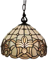 Amora Lighting Tiffany Style Ceiling Fixture