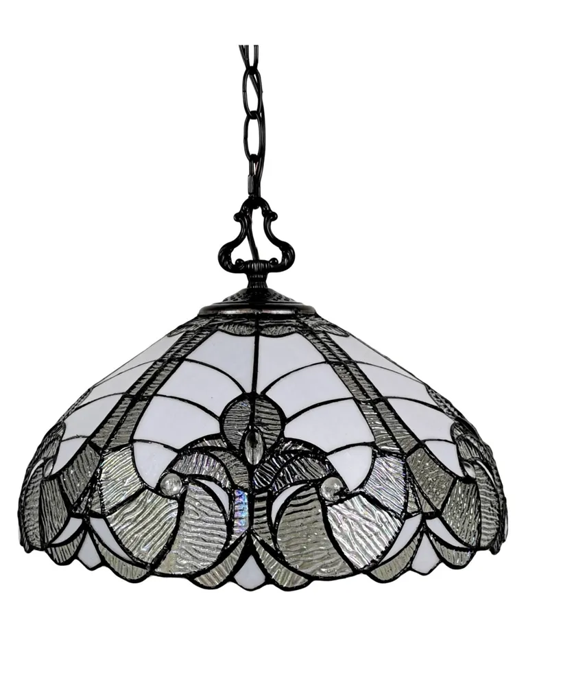 Amora Lighting Tiffany Style Hanging Lamp