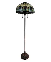 Amora Lighting Tiffany Style Tulips Floor Lamp