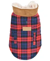 Parisian Pet Scottish Plaid Dog Jacket