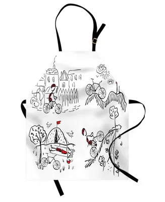 Ambesonne Sketchy Apron