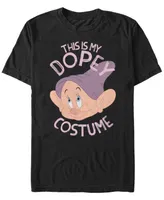 Disney Men's Snow White and the Seven Dwarfs Dopey Halloween Costume Short Sleeve T-Shirt
