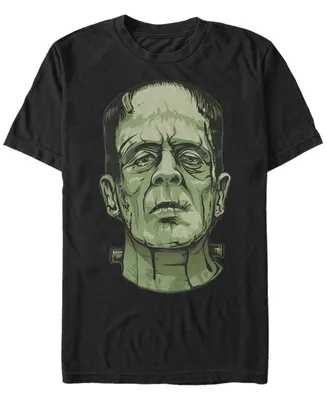 Universal Monsters Men's Frankenstein Big Face Short Sleeve T-Shirt