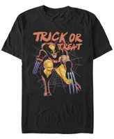 Marvel Men's Classic Wolverine Trick or Treat Halloween Short Sleeve T-Shirt