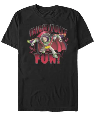 Disney Pixar Men's Toy Story Buzz Light-year Frightfully Fun Short Sleeve T-Shirt