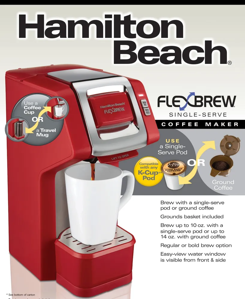 Hamilton Beach FlexBrew Deluxe Single-Serve Coffee Maker